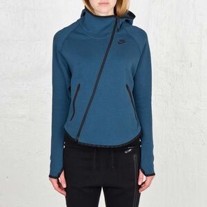 Nike Tech Butterfly Modern Thermal Jacket Teal Woman’s Size Small